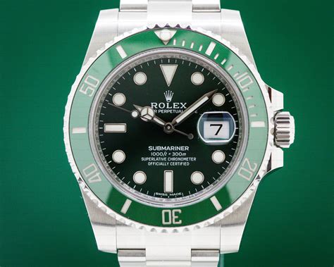 rolex submariner grön|Rolex green submariner for sale.